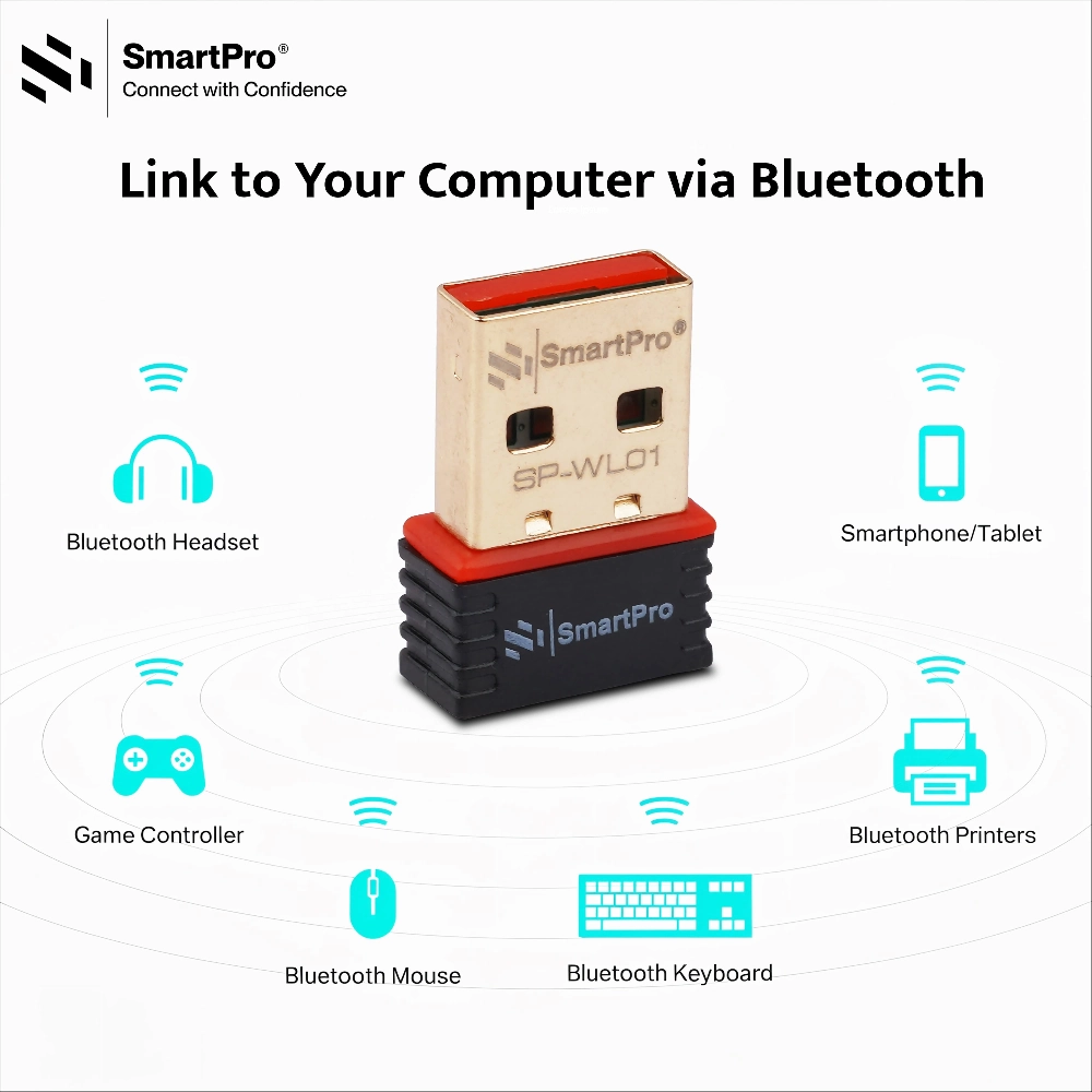 Smart-Pro USB To Wi-Fi Dongle Adapter 300 Mbps view 3